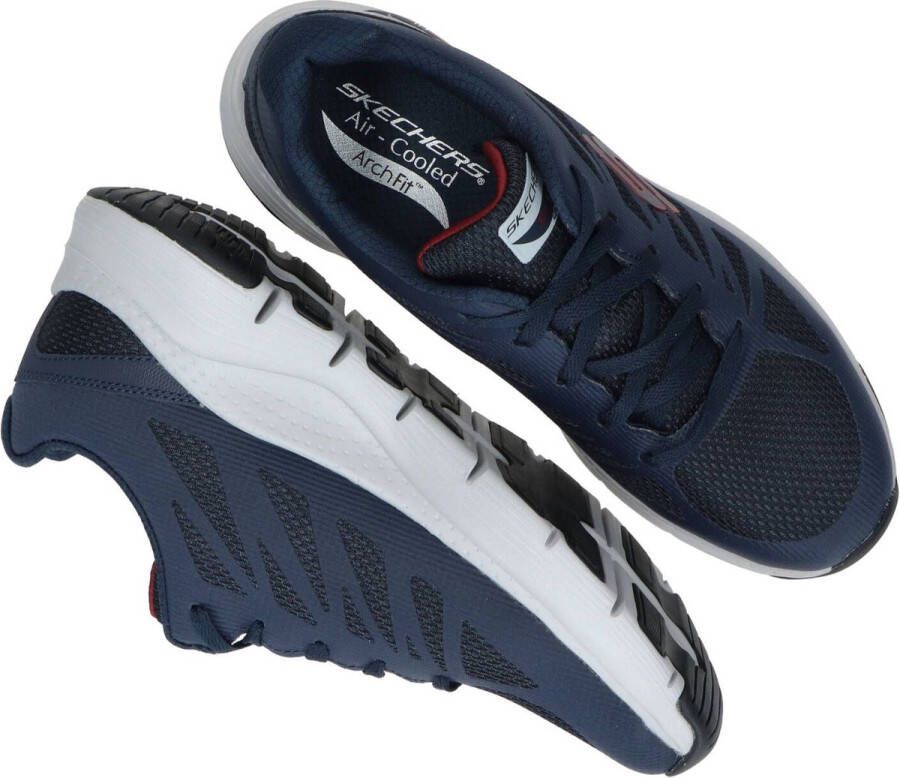 Skechers Arch Fit-Charge Back 232042-NVRD Mannen Marineblauw Trainingschoenen - Foto 13