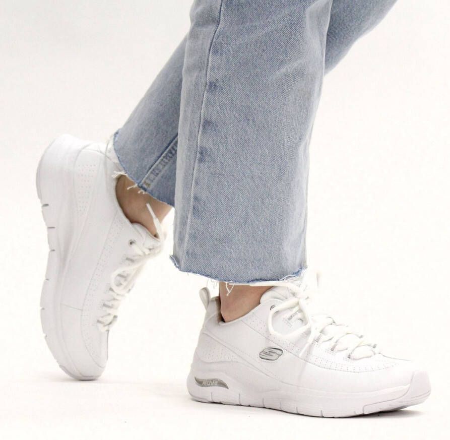 Skechers Arch Fit Citi Drive 149146 WSL Vrouwen Wit Sneakers - Foto 7