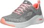 Skechers Arch Fit Comfy Wave 149414-GYPK Vrouwen Grijs Sneakers - Thumbnail 13