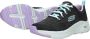 Skechers Arch Fit Comfy Wave 149414-BKLV Vrouwen Grijs Sneakers - Thumbnail 10