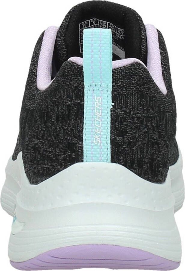 Skechers Arch Fit Comfy Wave sneakers zwart Dames