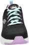 Skechers Arch Fit Comfy Wave sneakers zwart Dames Textiel - Thumbnail 9