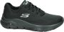 Skechers Arch Fit Big Appeal Dames Sneakers Black White - Thumbnail 5
