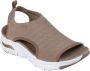 Skechers Arch Fit Darling Days VEGAN Sandaal Sandalen Dames Bruin - Thumbnail 13