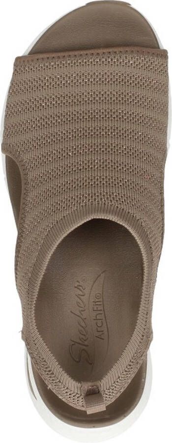 Skechers Arch Fit Darling Days VEGAN Sandaal Sandalen Dames Bruin - Foto 15