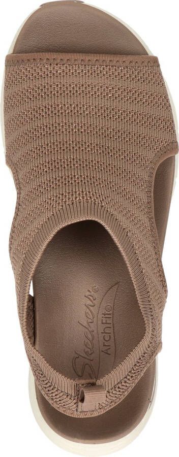 Skechers Arch Fit Darling Days VEGAN Sandaal Sandalen Dames Bruin - Foto 8