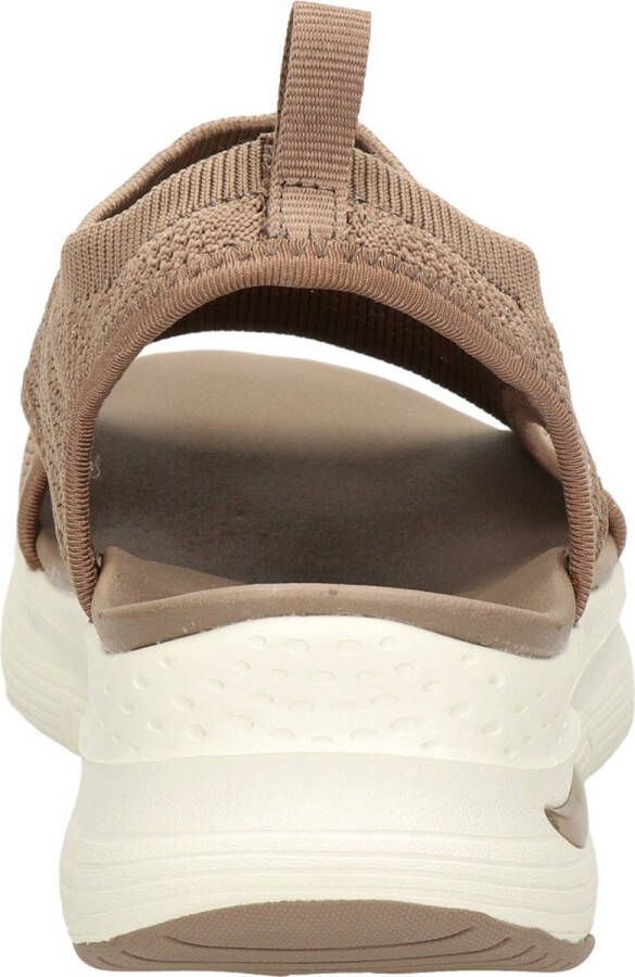 Skechers Arch Fit Darling Days VEGAN Sandaal Sandalen Dames Bruin - Foto 10