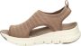 Skechers Stijlvolle Platte Sandalen voor Vrouwen Brown Dames - Thumbnail 9