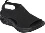 Skechers Arch Fit Platte Sandalen voor Dames Zwart Dames - Thumbnail 3