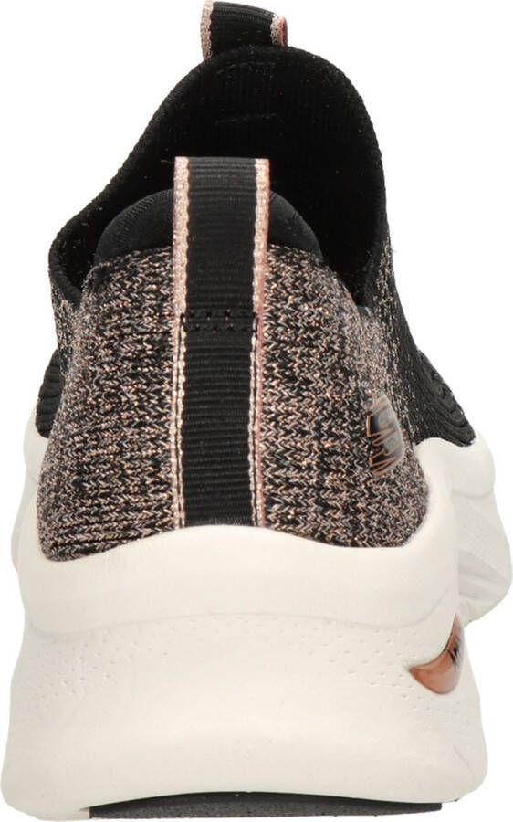 Skechers Arch Fit D`Lux dames instapschoen Zwart wit