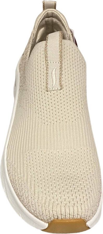 Skechers Arch Fit D'Lux Glimmer Dust Dames Instappers Beige