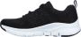 Skechers Arch Fit Glee for all zwart wit sneakers dames(149713 BKW ) - Thumbnail 11