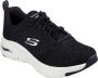 Skechers Arch Fit Glee for all zwart wit sneakers dames(149713 BKW ) - Thumbnail 24