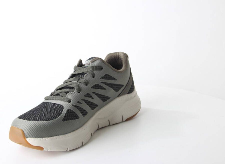 Skechers Arch Fit heren sneaker Kaki