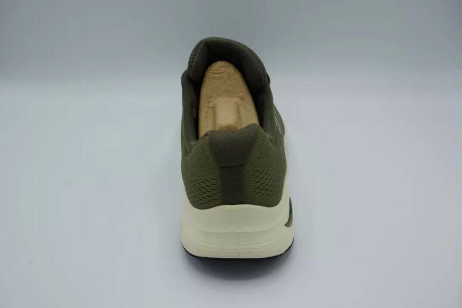 Skechers Groene Textiel Wasbare Sneaker met Arch Fit en AirCooled Memory Foam Groen Heren - Foto 13