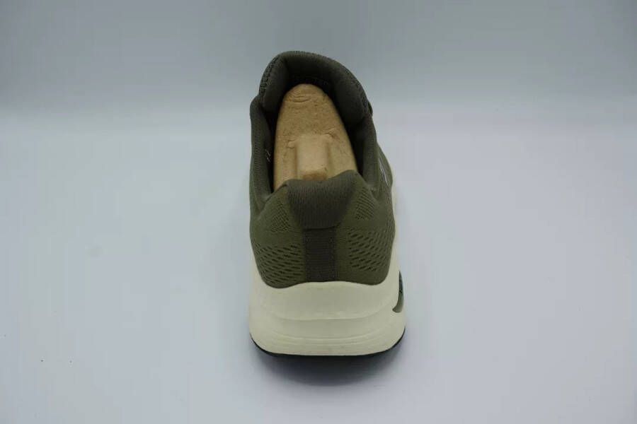 Skechers Groene Textiel Wasbare Sneaker met Arch Fit en AirCooled Memory Foam Groen Heren - Foto 9