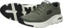 Skechers Groene Textiel Wasbare Sneaker met Arch Fit en AirCooled Memory Foam Groen Heren - Thumbnail 12