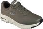 Skechers Groene Textiel Wasbare Sneaker met Arch Fit en AirCooled Memory Foam Groen Heren - Thumbnail 3