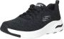 Skechers arch fit infinite adventure hardloopschoeenen zwart wit dames - Thumbnail 16