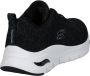 Skechers arch fit infinite adventure hardloopschoeenen zwart wit dames - Thumbnail 40