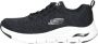 Skechers arch fit infinite adventure hardloopschoeenen zwart wit dames - Thumbnail 12