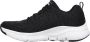 Skechers arch fit infinite adventure hardloopschoeenen zwart wit dames - Thumbnail 14