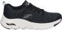 Skechers arch fit infinite adventure hardloopschoeenen zwart wit dames - Thumbnail 35