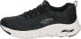 Skechers arch fit infinite adventure hardloopschoeenen zwart wit dames - Thumbnail 8