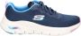 Skechers Arch Fit-Infinity Cool 149722-NVMT Vrouwen Marineblauw Sneakers - Thumbnail 21