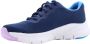 Skechers Arch Fit-Infinity Cool 149722-NVMT Vrouwen Marineblauw Sneakers - Thumbnail 29