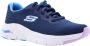 Skechers Arch Fit-Infinity Cool 149722-NVMT Vrouwen Marineblauw Sneakers - Thumbnail 37