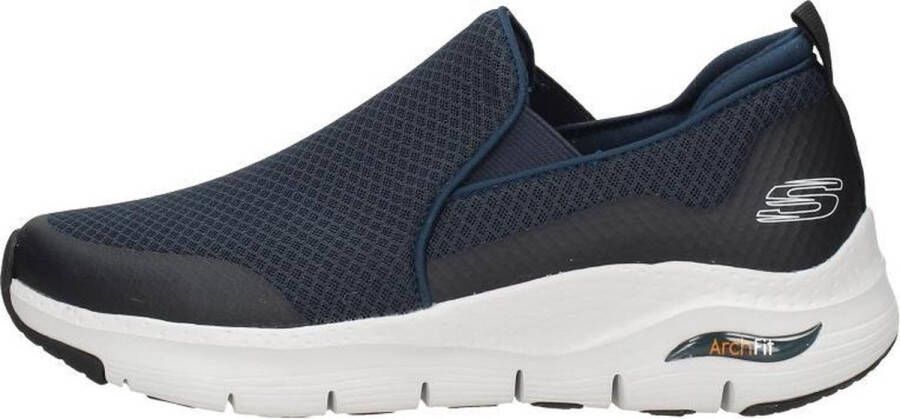 Skechers Arch Fit instappers blauw