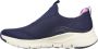 Skechers Arch Fit Keep It Up Dames Sneakers Navy Purple - Thumbnail 3