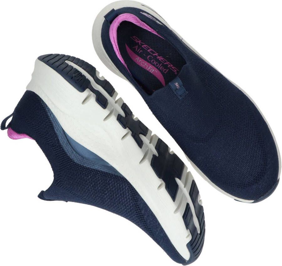 Skechers Arch Fit Keep It Up sneakers blauw