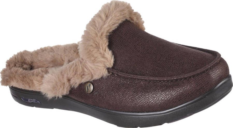Skechers Arch Fit Lounge-Restful Dames Sloffen Chocolate