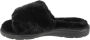 Skechers Arch Fit Lounge Unwind 175105-BBK Vrouwen Zwart Pantoffels - Thumbnail 3