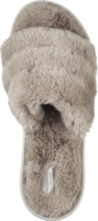 Skechers Arch Fit Lounge-Unwind Dames Slippers Taupe