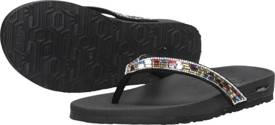 Skechers Arch Fit Meditation -Glam Gal Dames Slippers Zwart