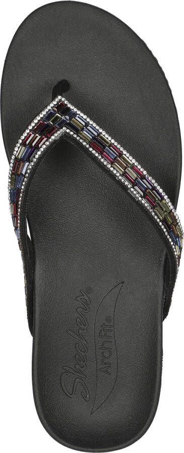Skechers Arch Fit Meditation -Glam Gal Dames Slippers Zwart