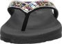 Skechers Arch Fit Meditation -Glam Gal Dames Slippers Zwart;Multicolour - Thumbnail 12