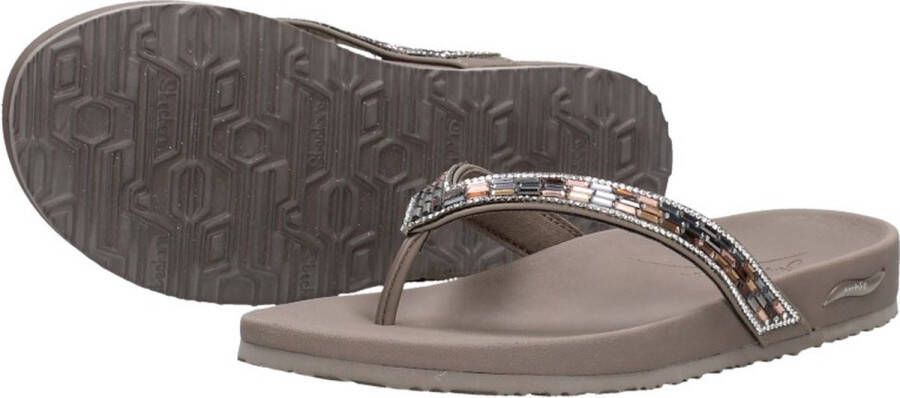 Skechers Arch Fit Meditation Slippers taupe Dames