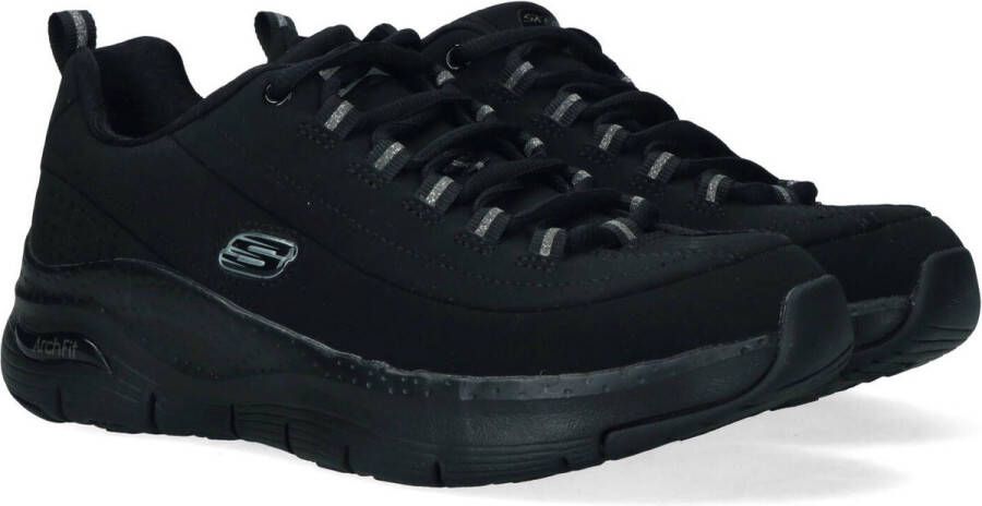Skechers Arch Fit Metro Skyline Dames Sneakers Zwart