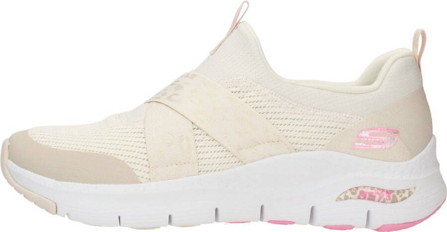 Skechers Arch Fit Modern Rhythm beige Synthetisch Dames