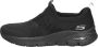 Skechers Elegante Arch Fit Sneakers voor Dames Zwart Dames - Thumbnail 3