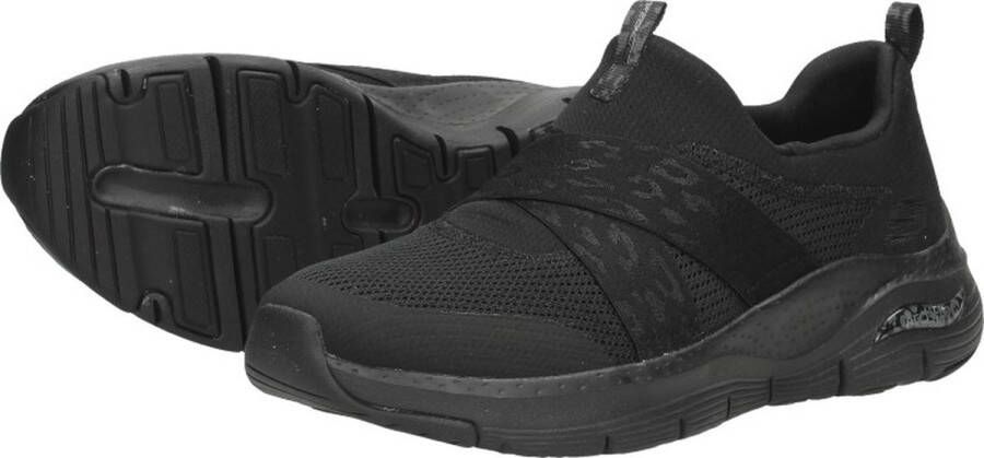 Skechers Elegante Arch Fit Sneakers voor Dames Zwart Dames - Foto 6