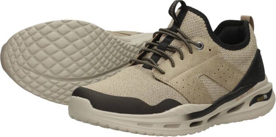 Skechers Arch Fit Orvan heren sneaker Taupe