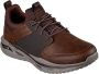 Skechers Arch Fit Orvan Pollick Heren Instappers Bruin - Thumbnail 10