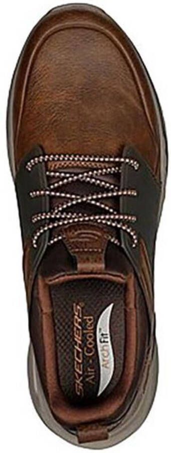 Skechers Arch Fit Orvan Pollick Heren Instappers Bruin