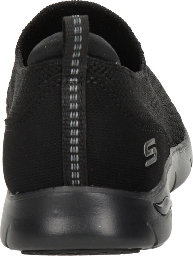 Skechers Arch Fit Refine dames sneakers Zwart Uitneembare zool