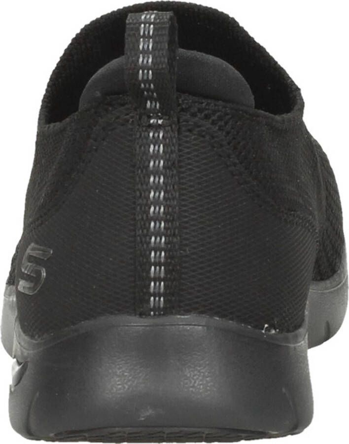 Skechers Arch Fit Refine dames sneakers Zwart Uitneembare zool